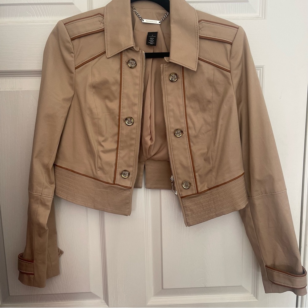 White House Black Market cropped jacket